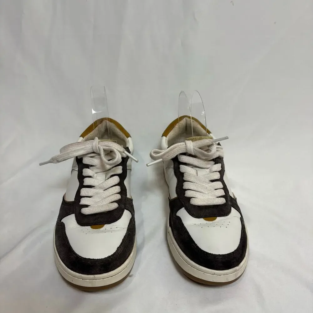 Madewell Court Sneakers White Leather & Spotted Calf Hair Women’s Size 7 - Picture 9 of 9